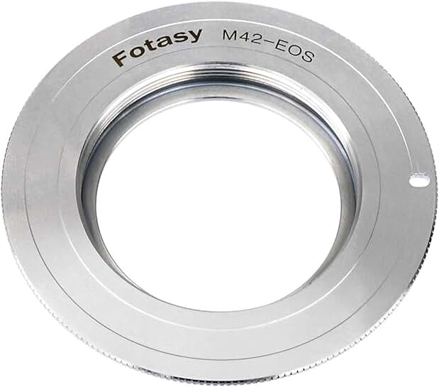 Copper M42 to Canon EF Lens Adapter for DSLR Cameras
