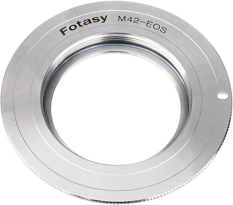 Copper M42 to Canon EF Lens Adapter for DSLR Cameras