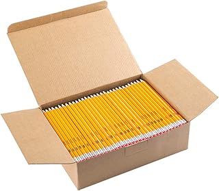 Pre-sharpened Yellow Wood-Cased HB Pencils, Bulk Pack
