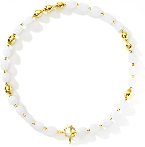 Colorful Gemstone Beaded Necklace for Women