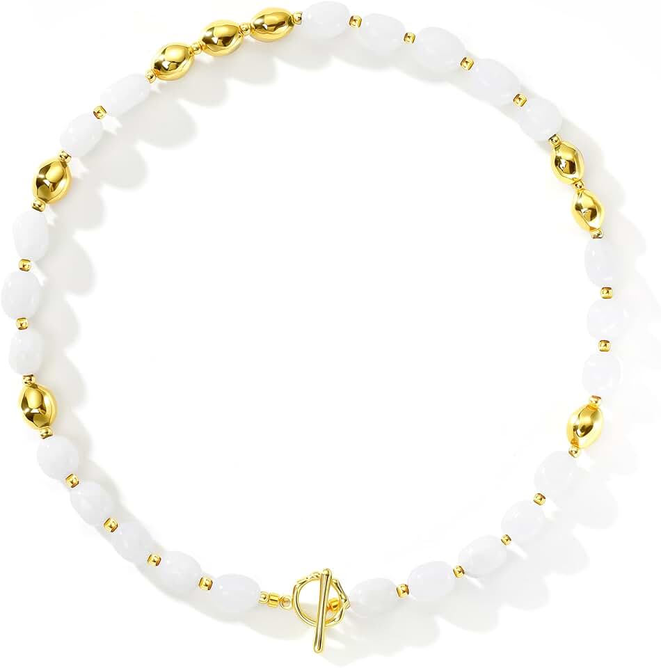 Colorful Gemstone Beaded Necklace for Women