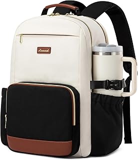Women’s 15.6-Inch Waterproof Laptop Backpack with Pouch
