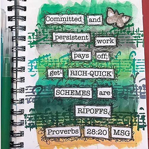 Reusable Art Stencils Set 6" x 6" 2 Pack