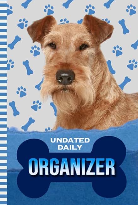 Daily Organizer with Dog and Paw Print Cover