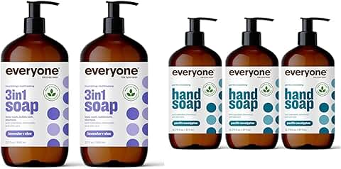 Eucalyptus 3-in-1 Soap, Body Wash, Shampoo Bundle