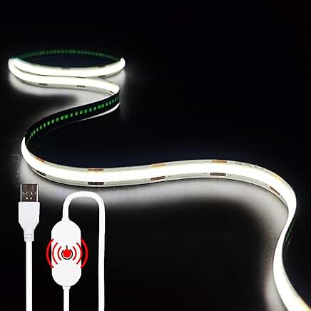 6000K White USB LED Light Strip for TV and Bedroom