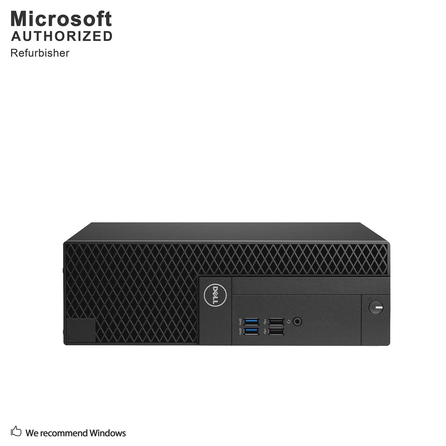 Optiplex 3050 SFF Desktop Computer PC, Intel Quad Core i5-6500 up to 3.6GHz, 16GB DDR4, 256GB SSD, WiFi, 4K Support, DP, HDMI,Windows 10 Pro 64 Bit English/Spanish/French(Renewed)