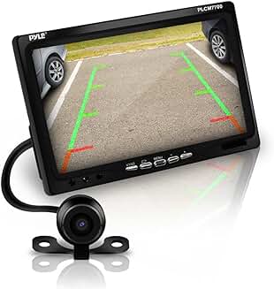 Rear View Car Camera with Night Vision and 7" Screen