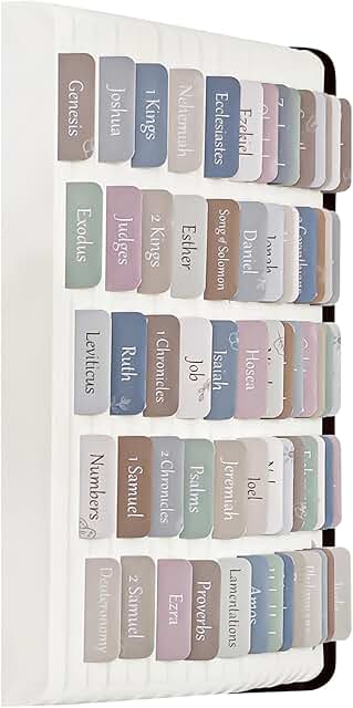 Large Print Bible Tabs with 14 Blank BookTabs