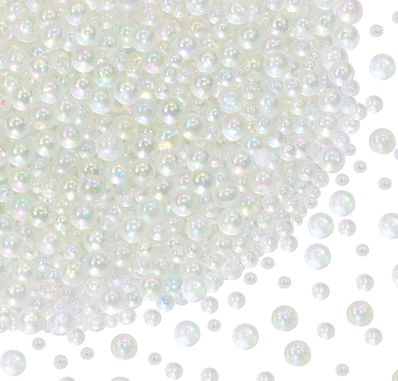 Clear Mini Bubble Beads for Resin Jewelry and Crafts
