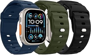Silicone Sport Watch Band for Apple Watch Ultra and Series