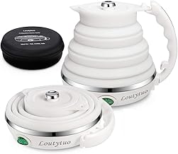 Ultrathin Food Grade Silicone Travel Foldable Electric Kettle