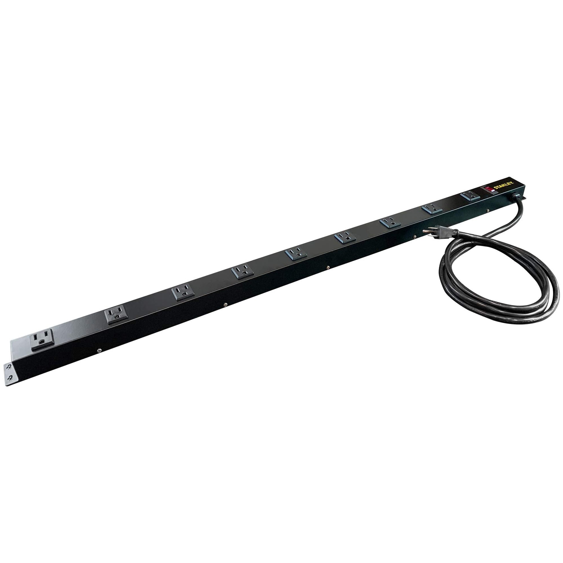 31610 SurgeMax Pro 9 Outlet Metal Surge Protector, Black, 6 ft