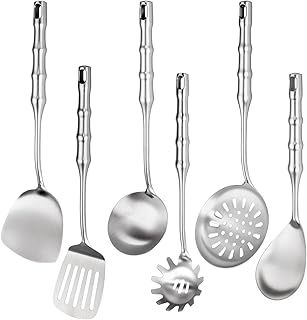 6-Piece Stainless Steel Cooking Utensil Set