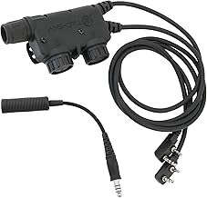 V2 U94 Tactical Headset with Dual PTT and 2-Pin Connector
