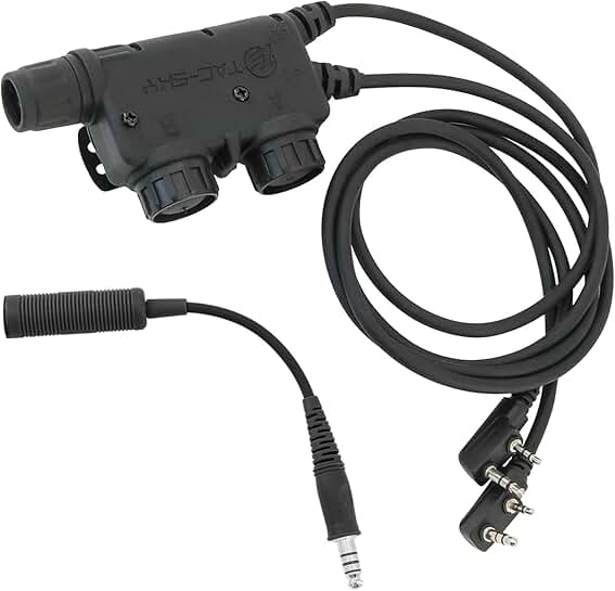 V2 U94 Tactical Headset with Dual PTT and 2-Pin Connector