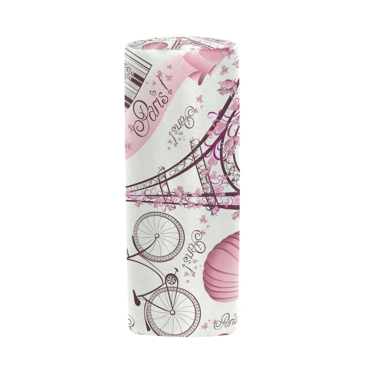 Floral Eiffel Tower Pencil Case and Makeup Bag