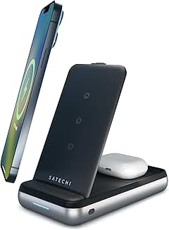 Wireless Charging Stand and Power Bank Combo