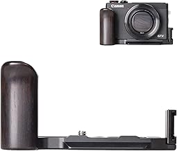 Grip and mounting plate for G7X Mark III camera