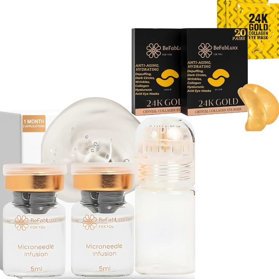 Hydration Skincare Tool Kit with Serums and Eye Patches