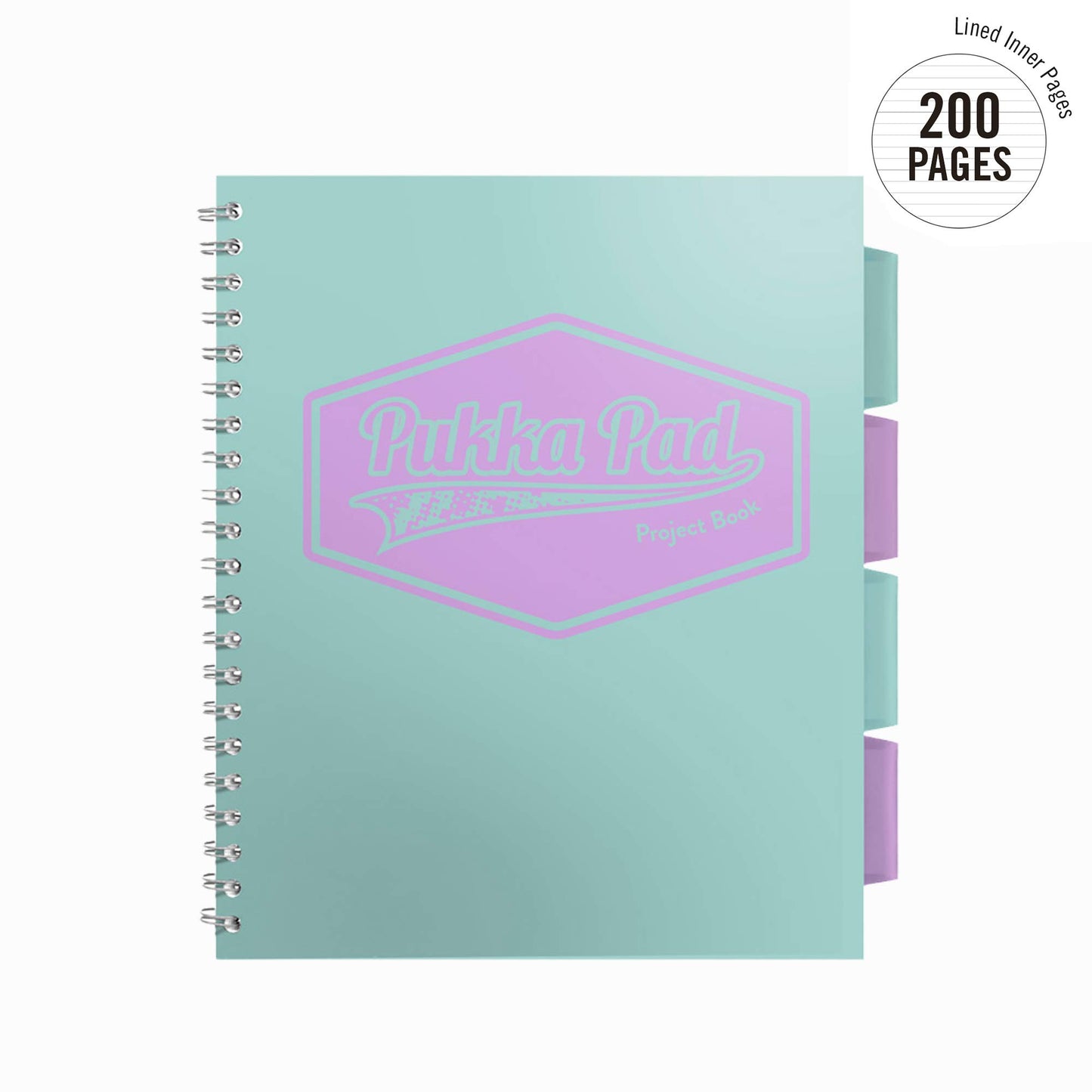 5 Subject Spiral Notebook Pack with Dividers and Perforated Edges