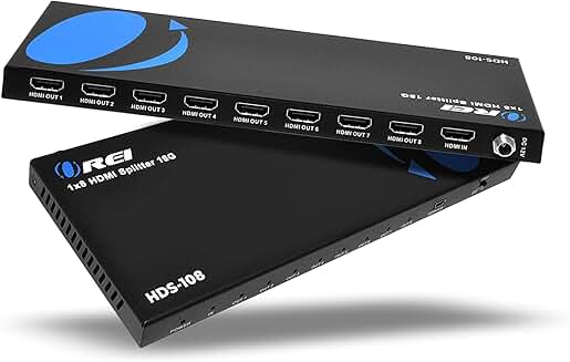UltraHD 1 in 8 Out HDMI Splitter 4K@60Hz