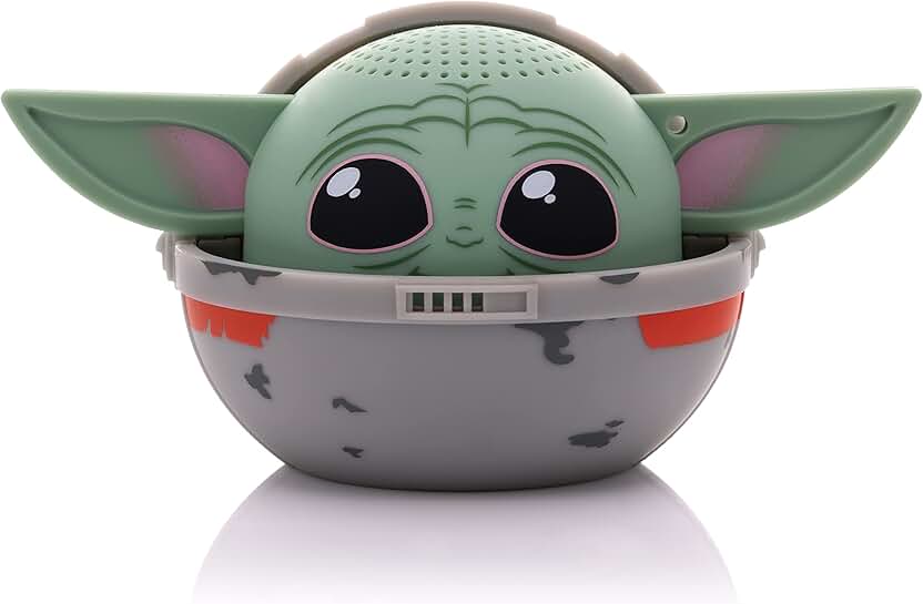 Mini Bluetooth Speaker with Grogu in Pram