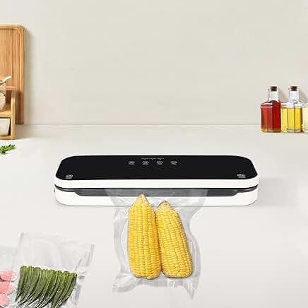 Automatic vacuum air sealing system for food preservation