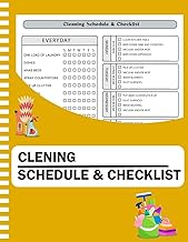 Household Cleaning Schedule and Checklist Planner