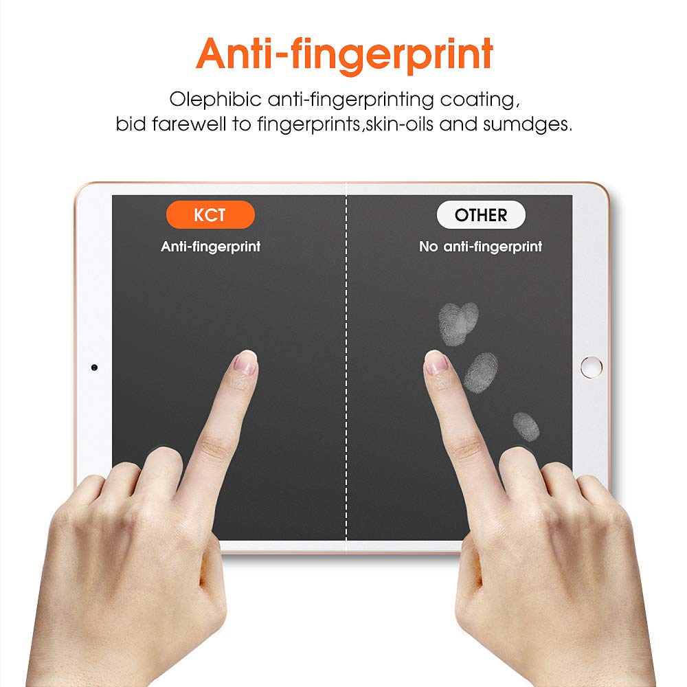 [2 pack] Paperfeel Screen Protector Compatible with iPad 6th / 5th Generation 9.7 inch/iPad Air 1/2 High Touch Sensitivity Anti Glare,Less Reflection,Drawing Like on Paper.Easy Installation
