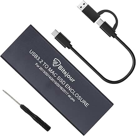 Portable SSD Enclosure for MacBook and iMac