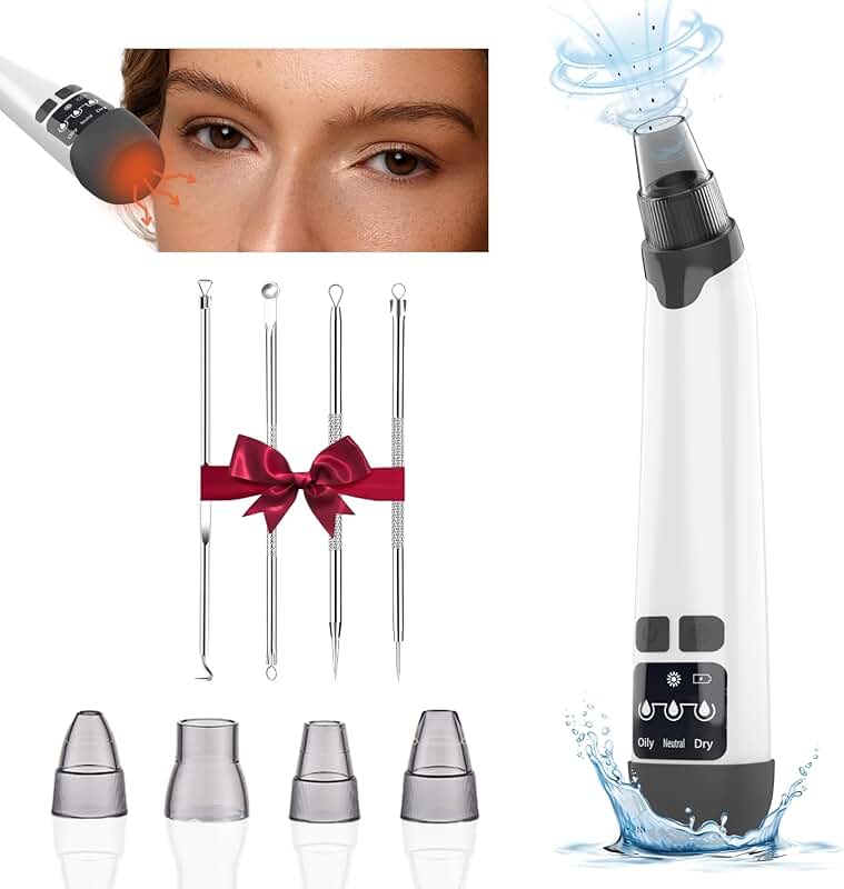 Blackhead Remover Pore Vacuum with 3 Suction Levels