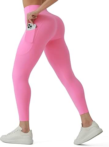 High Waisted Soft Tummy Control Yoga Pants for Women