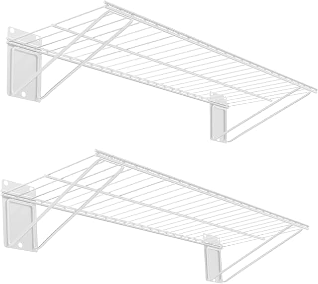 Heavy Duty Wall Shelves, 24x11 inches, 2-pack