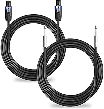 50 Feet 12 Gauge Speakon and 1/4" Speaker Cables