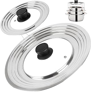 Universal tempered glass lids for various cookware sizes