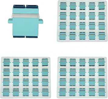 60 Pack SC OM3 Duplex Fiber Optic Couplers
