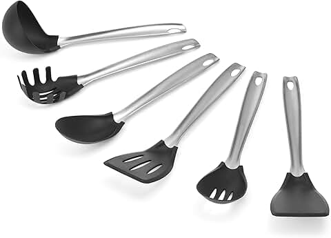 6-Piece Heat-Resistant Nylon Utensil Set