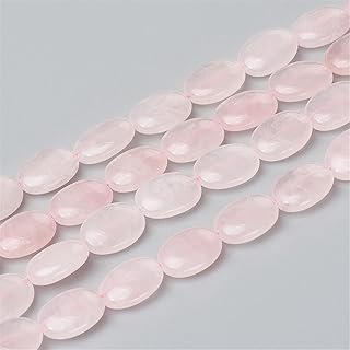 58pcs Natural Rose Quartz Beads for Jewelry Making