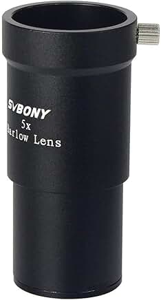 5X 1.25 Inch Telescope Barlow Lens for Astronomy