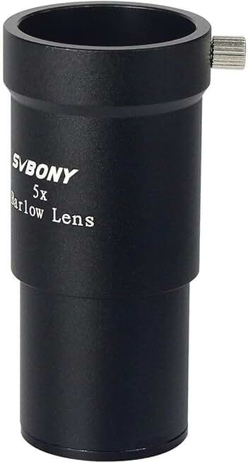 5X 1.25 Inch Telescope Barlow Lens for Astronomy