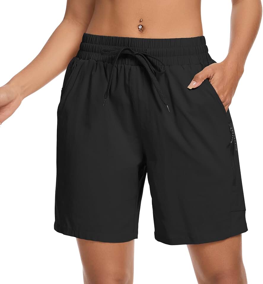 Women's 7" Quick Dry Cargo Shorts with Pockets