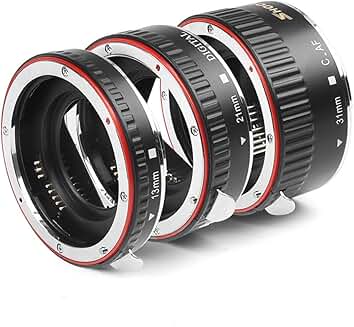 Auto Focus Macro Extension Tube Set for Canon EOS Lenses