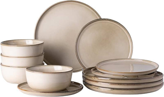 White ceramic stoneware serving bowl, 9.5" x 4", 98 oz
