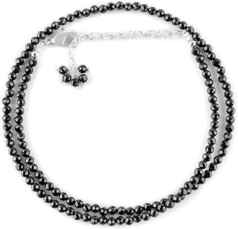 Natural Gemstone Beads Choker Necklace for Women