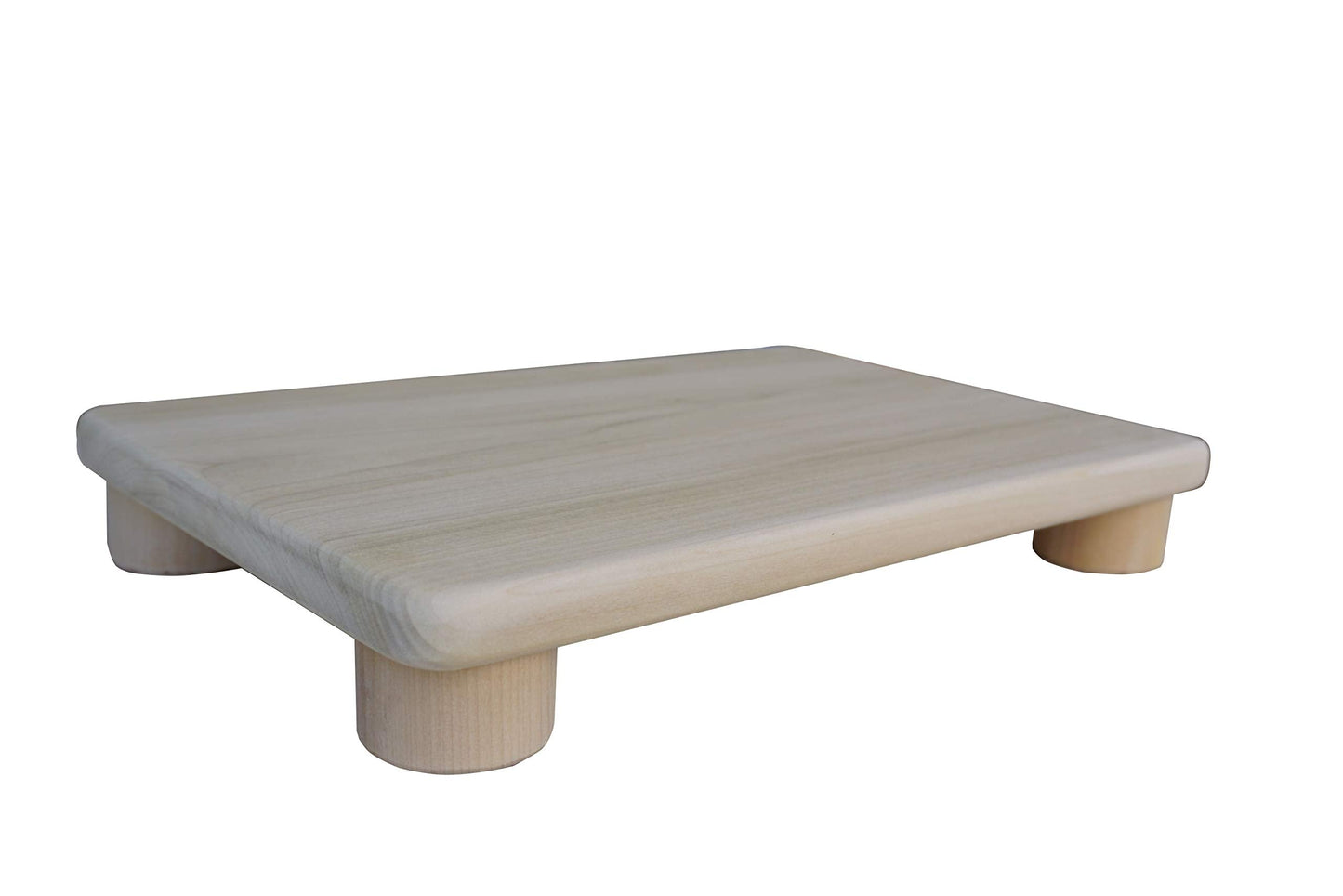Foot Stool, 2" Tall, Poplar, Made in The USA) Unfinished)