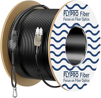 50m Outdoor OM3 LC to LC Fiber Patch Cable