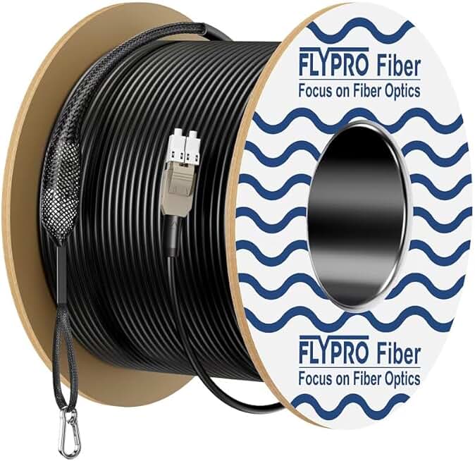 50m Outdoor OM3 LC to LC Fiber Patch Cable