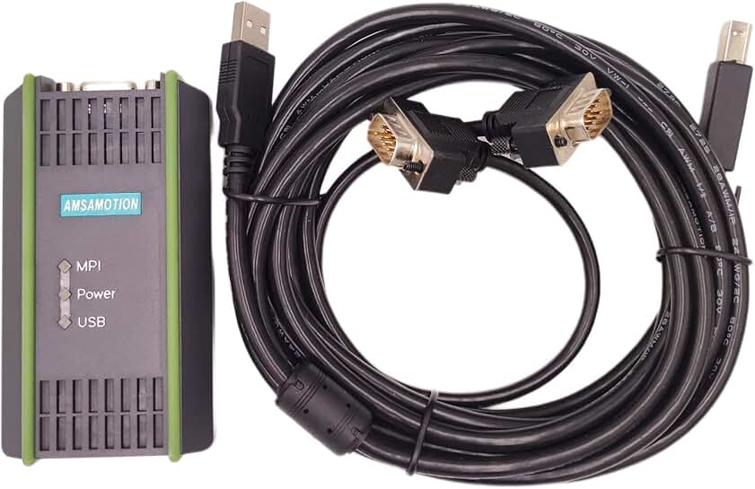 16ft PLC Cable for Siemens S7-200/300/400 Data Download and Programming