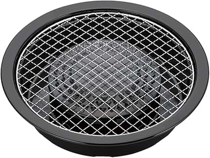 Korean Cookware Aburi Stove Top Grill Pan Black